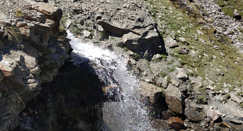 Cabecera del río San Juan en Sierra Nevada (Granada)