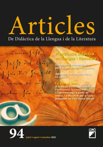 Planificació didàctica en llengua i literatura