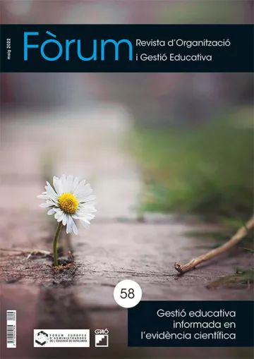 REVISTA FÒRUM – 58 (MAIG 22) – Gestió educativa informada en l’evidència científica