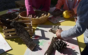 L’exterior de l’escola bressol potenciador de la creativitat