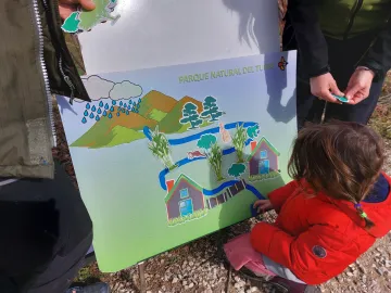 Eco-Arte educativo en el Parque Natural del Turia