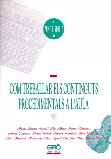 Com treballar els continguts procedimentals a l’aula